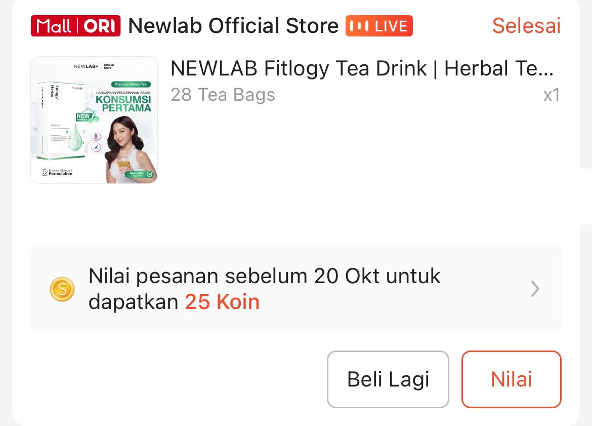 Pusing banget karna banyak jenis dan merk teh hijau, ternyata temenku yang lagi diet konsumsi juga. Ini rekomendasi temen deketku, ternyata work😭

🖇️s.shopee.co.id/gEyxzNqpY

Sengaruh apa minum teh hijau? BAB jadi lancar... padahal aku tim yang susah bab!