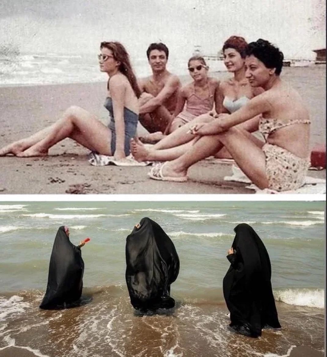 AshleaSimonBF's tweet image. Iran then and now.
This is the future of Europe.