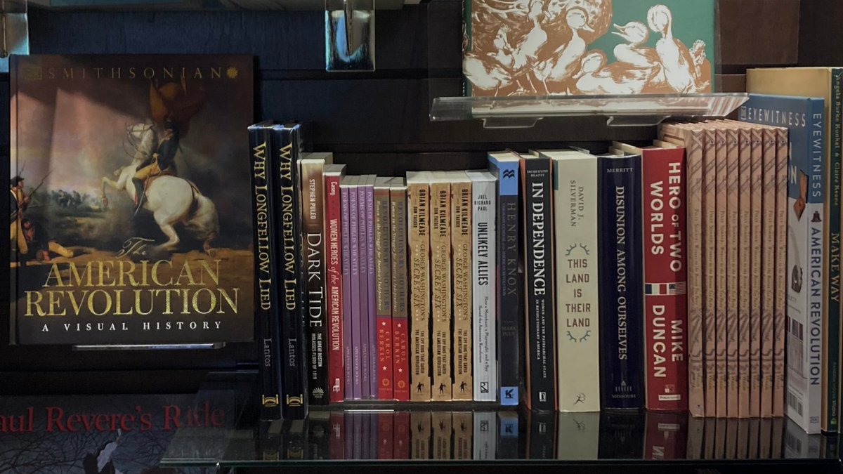 RevSpaces's tweet image. Looking for some summer reading? Stop by one of Revolutionary Spaces' museum stores to pick up a new book today! Our collection of bestsellers, new releases, and exciting titles from off the beaten path has something for every history lover. ow.ly/9eOu50Wmy3A