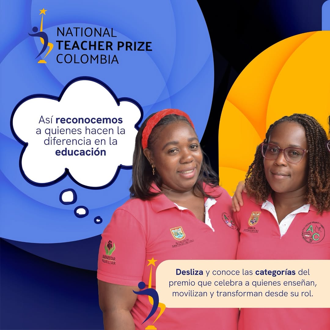 📣 ¡Participa en el National Teacher Prize Colombia 2025!

Colombia se une por primera vez a este reconocimiento global que destaca a quienes transforman vidas desde la #Educación.

Abrimos hilo 🧵🔽 #NTP2025