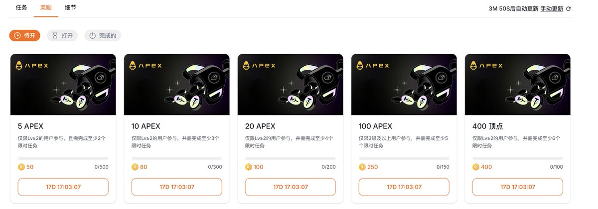 日常最喜欢用的查询网址 <a href="/RootDataCrypto/">RootData | We're Hiring</a> 每天都在上面找早期项目及查询融资项目，数据上比较靠谱。

现在也推出了积分系统。积累积分可以获得空投及未来权益，首期项目 $APEX 空投。

积分获得渠道：
1）限时任务
2）日常任务
3）基础任务
4）进阶任务
参与链接：cn.rootdata.com/points