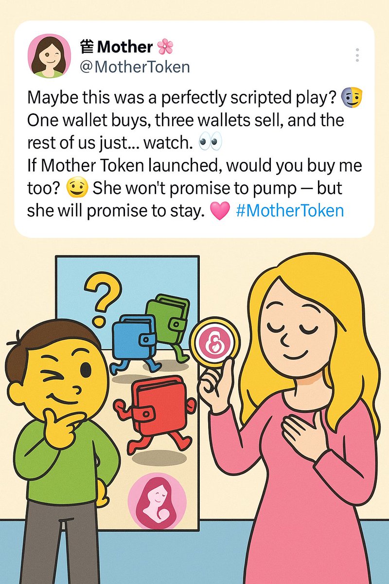 MOMVN_Token's tweet image. 🪙 Khi dòng meme Solana chỉ chạy theo sóng, Mother Token chọn lối đi khác – chậm mà chắc. Bởi cộng đồng mạnh là ví vững. Bởi bền vững mới là thứ đưa token đi xa… không phải cú pump rồi bay màu. 

#MotherToken #Web3ForPeople #TogetherWeGrow