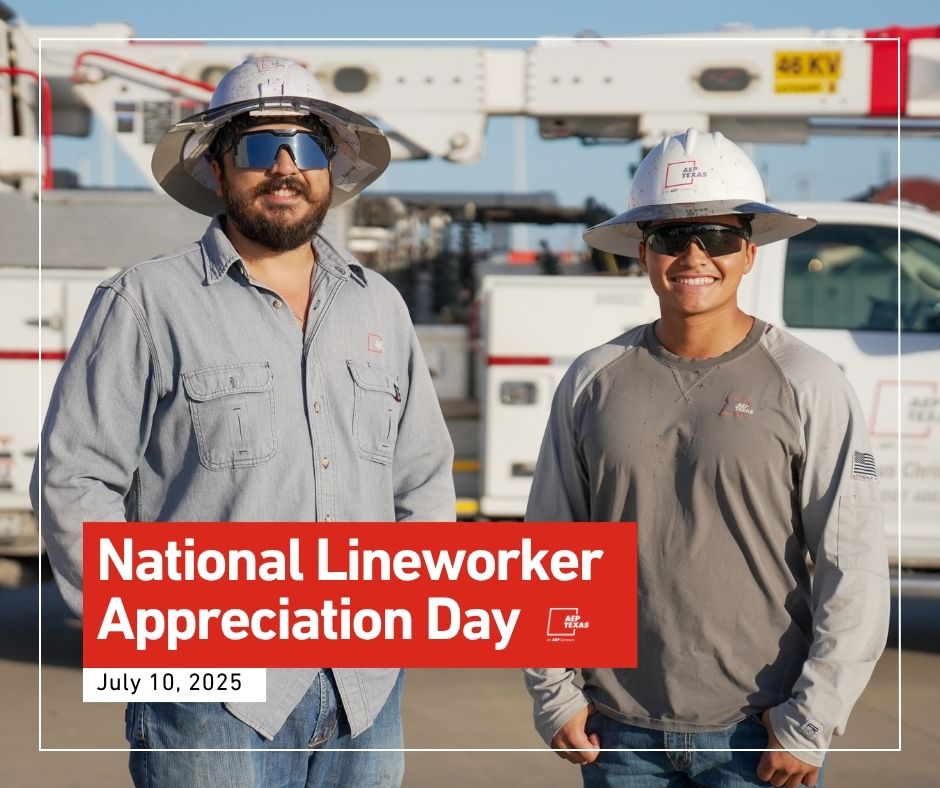 AEPTexas's tweet image. At AEP Texas, our Lineworkers do more than just keep the lights on. AEP Texas lineworkers volunteer, educate, guide children at outreach events, donate to organizations, participate at community events, and help others in need in and out of the workplace. They are often first…