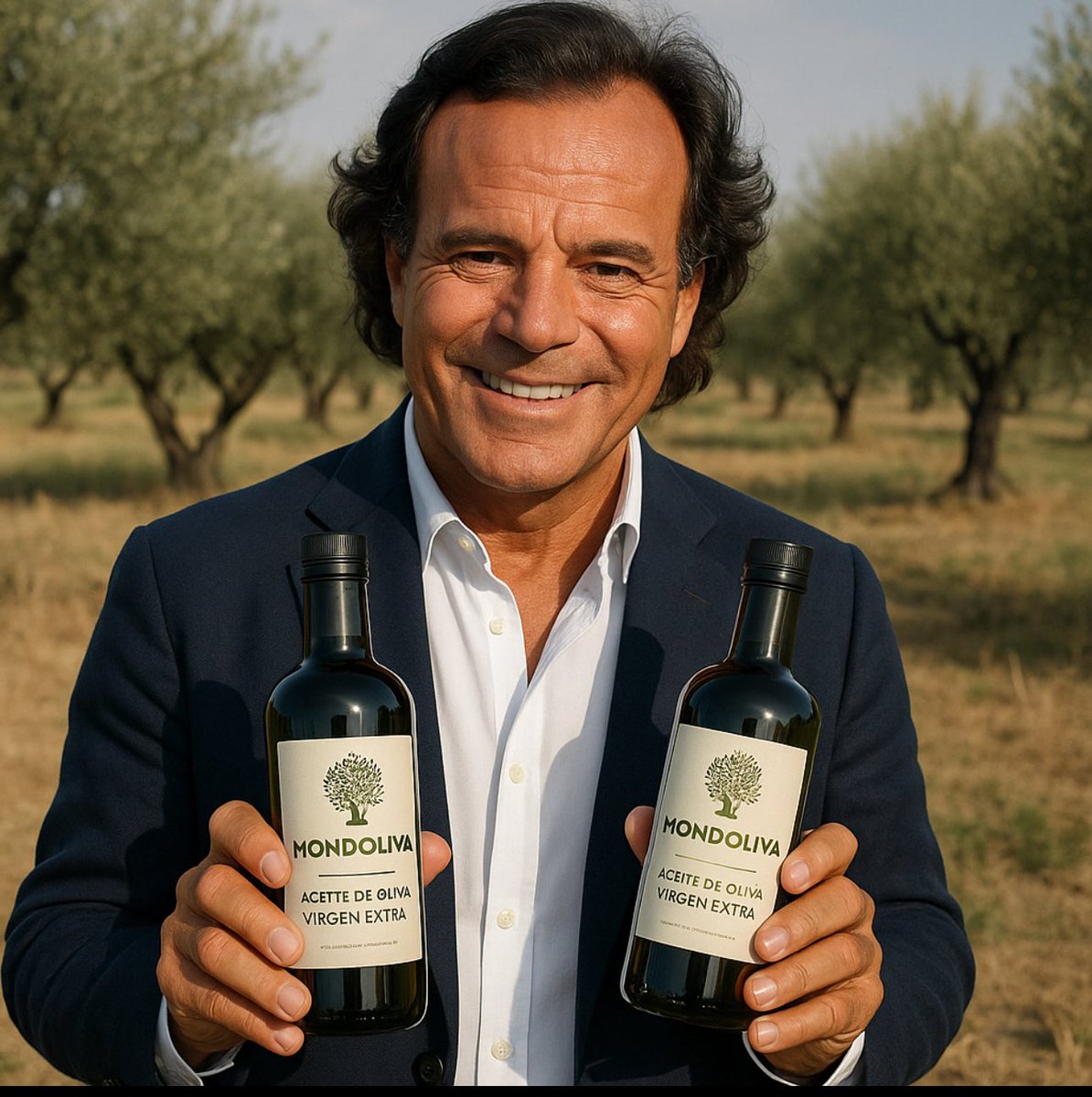 Julio trae los mejores aceites de oliva.