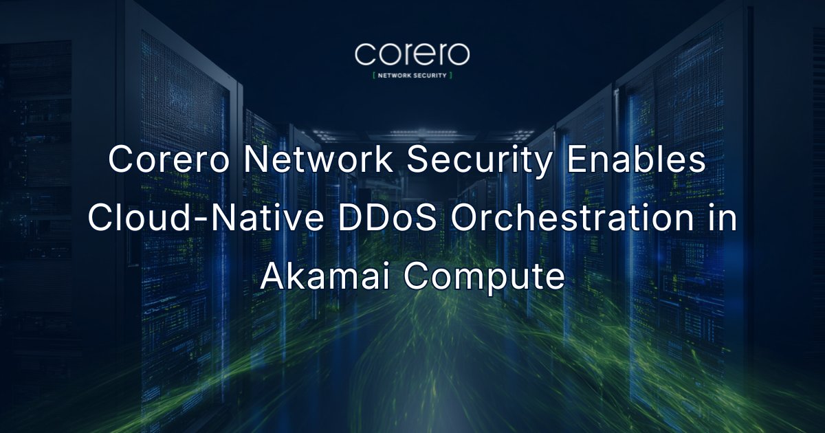 Corero Network Security (@corero) on Twitter photo Our SmartWall ONE™ solution is deployable in Akamai Compute, <a href="/Akamai/">Akamai Technologies</a>'s edge-native #cloud computing platform.
Customers will have more agility in managing #DDoS protection infrastructure while preserving the precision of our automatic mitigation.
🔗: hubs.li/Q03wfQv40 Our SmartWall ONE™ solution is deployable in Akamai Compute, <a href="/Akamai/">Akamai Technologies</a>'s edge-native #cloud computing platform.
Customers will have more agility in managing #DDoS protection infrastructure while preserving the precision of our automatic mitigation.
🔗: hubs.li/Q03wfQv40
