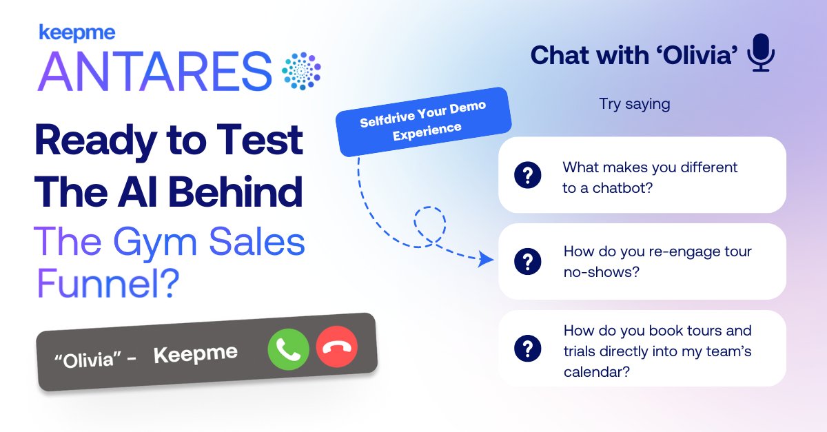 Experience *The Gym Sales Funnel* live.

✅ Olivia calls you

✅ Ask about her lead gen &amp; automations

✅ Test booking &amp; follow-ups

👉 Free self-drive demo: eu1.hubs.ly/H0lGvCW0

#AskOlivia #TheGymSalesFunnel #FitnessOperators #gymsales