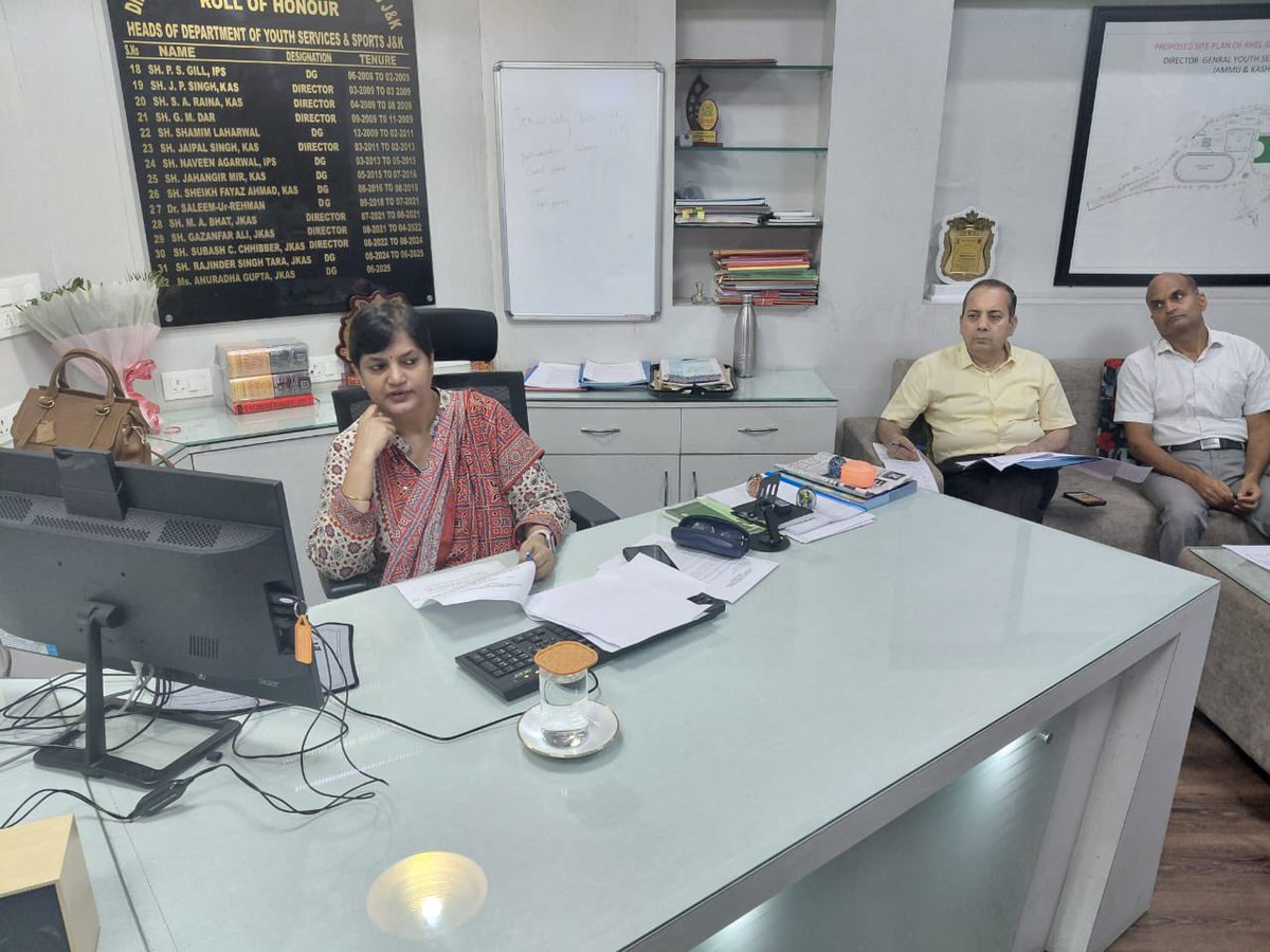 Directorate Of Youth Services & Sports J&K (@dgyssjk) on Twitter photo J&K Set to Host 69th National School Games with Vision and Vigour. DG YSS Leads with a Mission to Empower Youth Through Sports and Sustainability.
<a href="/manojsinha_/">Manoj Sinha</a> <a href="/OmarAbdullah/">Omar Abdullah</a> <a href="/satishsharmajnk/">Satish Sharma</a> <a href="/SarmadHafeez3/">Sarmad Hafeez</a> <a href="/anuradhagupta_/">Anuradha Gupta</a> J&K Set to Host 69th National School Games with Vision and Vigour. DG YSS Leads with a Mission to Empower Youth Through Sports and Sustainability.
<a href="/manojsinha_/">Manoj Sinha</a> <a href="/OmarAbdullah/">Omar Abdullah</a> <a href="/satishsharmajnk/">Satish Sharma</a> <a href="/SarmadHafeez3/">Sarmad Hafeez</a> <a href="/anuradhagupta_/">Anuradha Gupta</a>