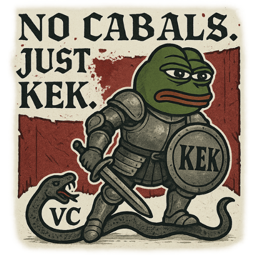 <a href="/CryptoTony__/">Crypto Tony</a> Been here since before $ETH was a thing fren, patience isn't just for holding, it's for building what matters: kek.space