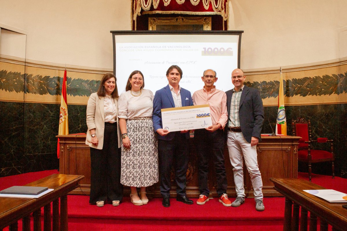 Vacunas.org (@aev_vacunas) on Twitter photo 👉<a href="/apepoc_es/">Asoc. Pacientes con EPOC</a> recibió otra de las ayudas a asociaciones de pacientes de 1.000€ entregadas por <a href="/AEV_Vacunas/">Vacunas.org</a>, por su proyecto "Respira seguro. Promoción de la vacunación en la EPOC... y más allá”.
Agradecemos su participación en la convocatoria y deseamos que su iniciativa tenga 👉<a href="/apepoc_es/">Asoc. Pacientes con EPOC</a> recibió otra de las ayudas a asociaciones de pacientes de 1.000€ entregadas por <a href="/AEV_Vacunas/">Vacunas.org</a>, por su proyecto "Respira seguro. Promoción de la vacunación en la EPOC... y más allá”.
Agradecemos su participación en la convocatoria y deseamos que su iniciativa tenga