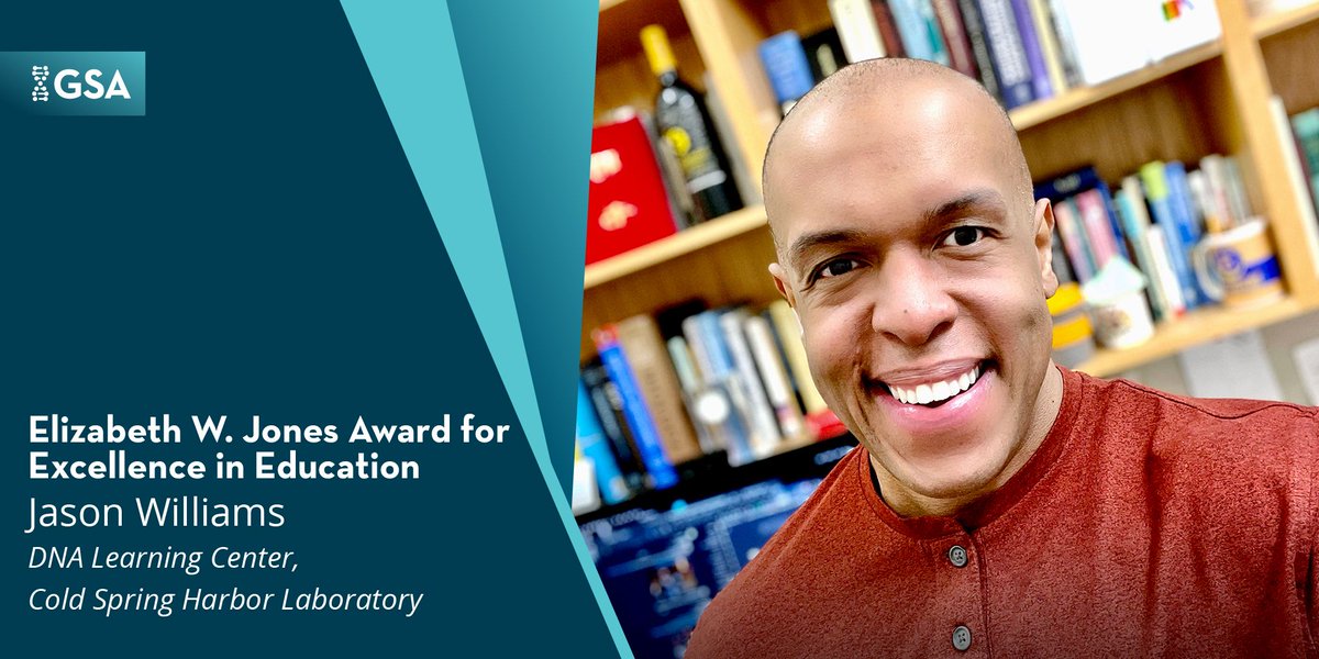 Genetics Society of America (@geneticsgsa) on Twitter photo TODAY🚨 Join us at 1pm EDT to hear from 2025 Elizabeth W. Jones Award for Excellence in Education recipient <a href="/JasonWilliamsNY/">Jason "boundless delight " Williams</a> to explore how the <a href="/CSHL/">Cold Spring Harbor Laboratory</a> DNA Learning Center tools and networks help bring DNA sequencing into the classroom.
Register now: buff.ly/C5GuZZF TODAY🚨 Join us at 1pm EDT to hear from 2025 Elizabeth W. Jones Award for Excellence in Education recipient <a href="/JasonWilliamsNY/">Jason "boundless delight " Williams</a> to explore how the <a href="/CSHL/">Cold Spring Harbor Laboratory</a> DNA Learning Center tools and networks help bring DNA sequencing into the classroom.
Register now: buff.ly/C5GuZZF