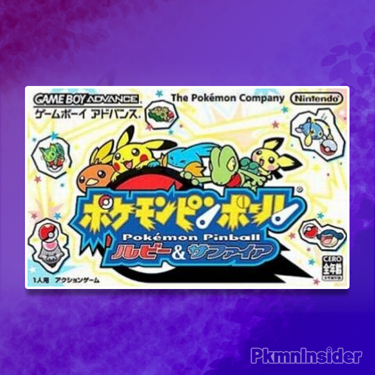 PkmnInsider's tweet image. On August 1, 2003, Pokémon Pinball: Ruby &amp;amp; Sapphire was released for the Game Boy Advance. It blended fast-paced pinball with catching, evolving, and completing the Hoenn Pokédex.

#PokemonPinball #GBA #Nintendo #PokemonRubySapphire #RetroGaming #PokemonHistory