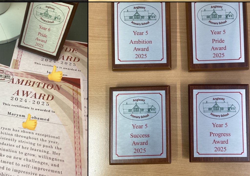 Wow what an absolute joy to celebrate our fantastic Anglesey pupils all morning! #Ambition #Pride #Success #AmazingProgress Thank you for all the families who attended to make our award giving assembly so special! #Angleseycommunity  #Classof2025