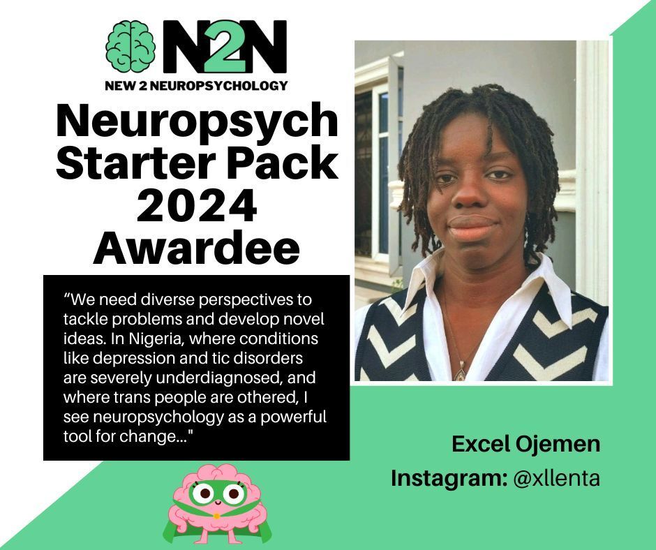 New2Neuropsych's tweet image. Thanks, Excel, for sharing your story with us! 🌠 

You could be one of the next winners for this year&apos;s #NeuropsychStarterPack giveaway!

...

...

#neuropsychology #psychology #clinical #clinicalpsychology #education #training #engagement #networking #conference #outreach