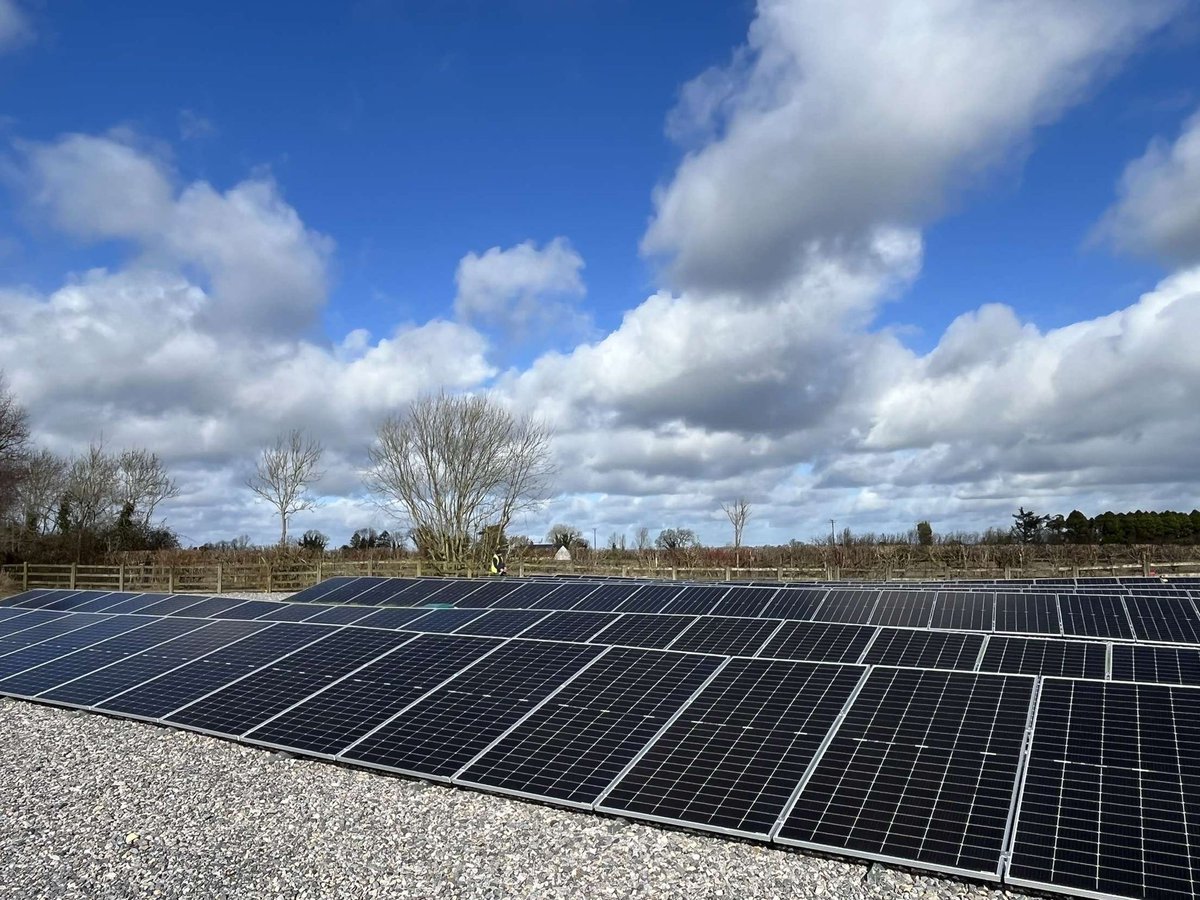 WoodcoRenewable's tweet image. For many Solar customers, Solarco install #GroundMounted systems providing a perfect solution for businesses who don’t have adequate or sufficient roof space available.
Contact Solarco/Woodco today to get a free #sitesurvey for your business on 062-74007 or email info@solarco.ie