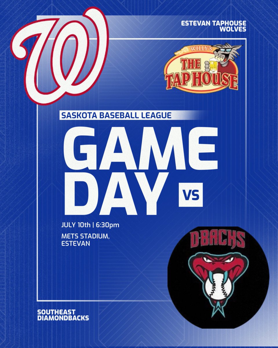 GAME 1️⃣1️⃣

⚾️ Wolves at <a href="/SoutheastDiamo1/">Southeast Diamondbacks</a> 
🏟️ Mets Stadium, Estevan
⌚️6:30pm

🎥 🗣️ “Corn dogs, Jackie! Corn dogs, for all these people!” - Father Pat, Semi-Pro

#Saskota | <a href="/willystaphouse/">Spirits & Sports</a>