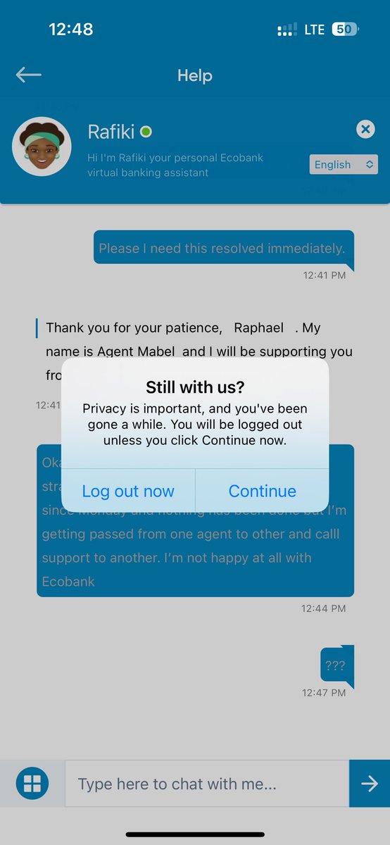 raphaelnkabe's tweet photo. @EcobankGhanaPLC Please what’s happening? You’ve frustrated my life since Monday by holding my money hostage! Call support won’t answer, chat support will leave alone in the chat until you are tired and exit. This is the worse experience anyone could ever experience with you! https://t.co/oyAzcCMQIX