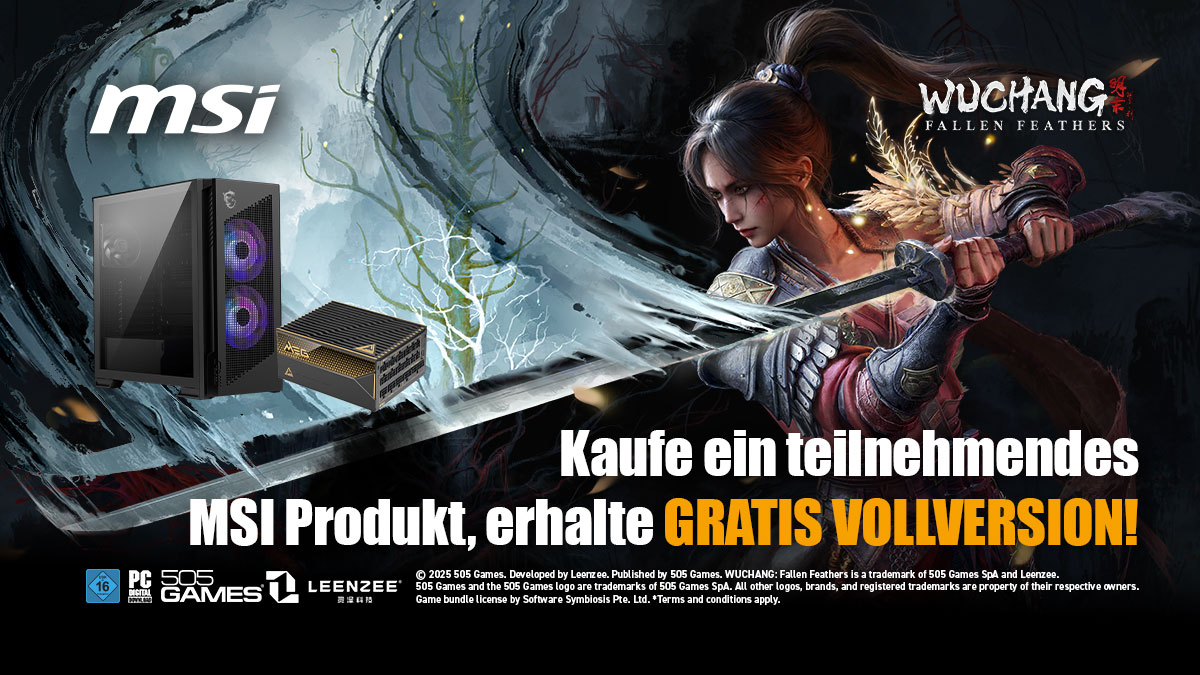 Kaufe ein teilnehmendes MSI Produkt, erhalte die gratis Vollversion WuChang: Fallen Feathers. Bedingungen beachten. mindfactory.de/Produkte/MSI_W…