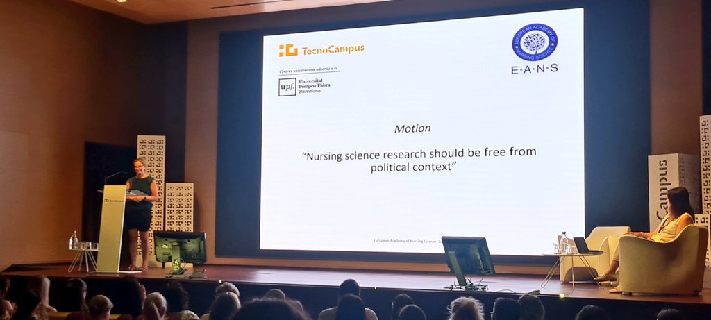 🎓 Closing debate: 2nd-year <a href="/EANS_Nursing/">EANS</a> doctoral students take the stage at #eans25tecnocampus
🗣️ Chair: Prof. Catherine McCabe
A vibrant space for critical reflection, dialogue and shaping the future of nursing research.