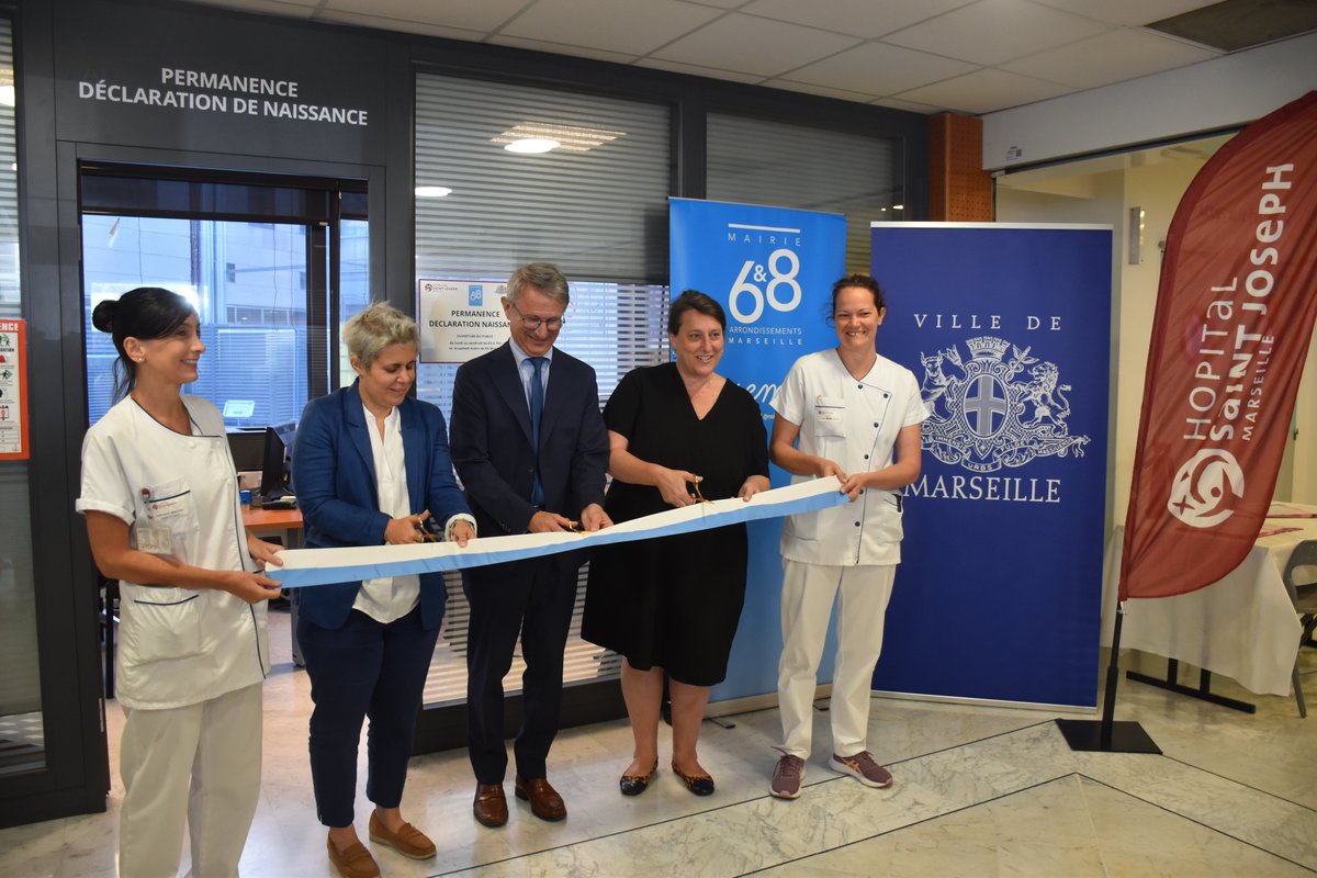 👶 Une 1ʳᵉ à Marseille : une permanence d’état civil s’installe à la maternité St Joseph !  Inaugurée ce matin par <a href="/olivia_fortin/">Olivia Fortin</a>, maire de secteur, <a href="/SoRoques/">Sophie Roques</a> et Jean-Marc Pantalacci-Bonnaffous premier Adjoint à la Maire du 6&amp;8 délégué à l’État Civil.
Plus besoin d’aller en