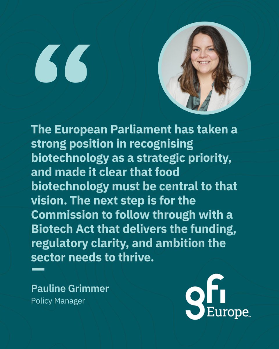 🗳️ Policy update 🗳️ The European Parliament has just voted on its Report on the future of the EU biotechnology and biomanufacturing sector, paving the way for the forthcoming Biotech Act.
Read more on the report: europarl.europa.eu/doceo/document…