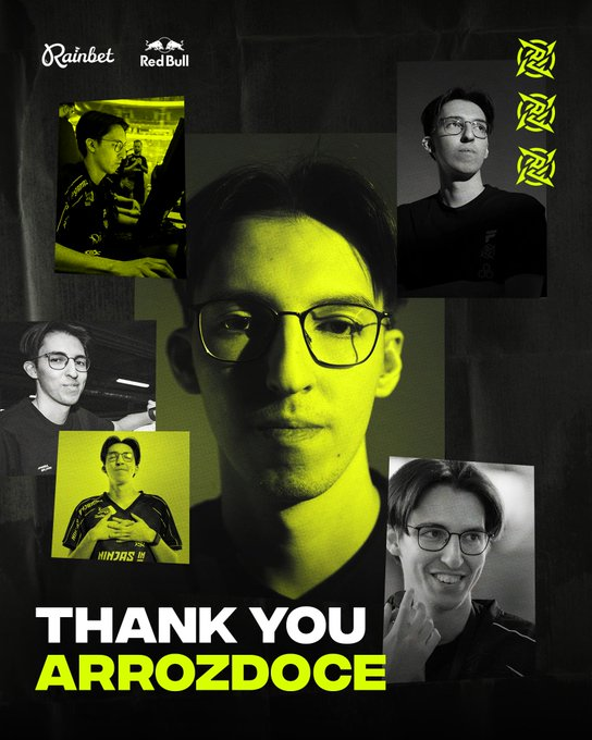 NiP, arrozdoce ile yollarını ayırıp, xKacpersky'nin kiralık olarak kadroya katıldığını duyurdu. Böylece son kadro;

🇩🇰 Marco "⁠Snappi⁠" Pfeiffer
🇩🇰 Rasmus "⁠sjuush⁠" Beck
🇺🇦 Artem "⁠r1nkle⁠" Moroz
🇵🇹 Michel "⁠ewjerkz⁠" Pinto
🇵🇱 Kacper "⁠xKacpersky⁠" Gabara

🇸🇪 Richard