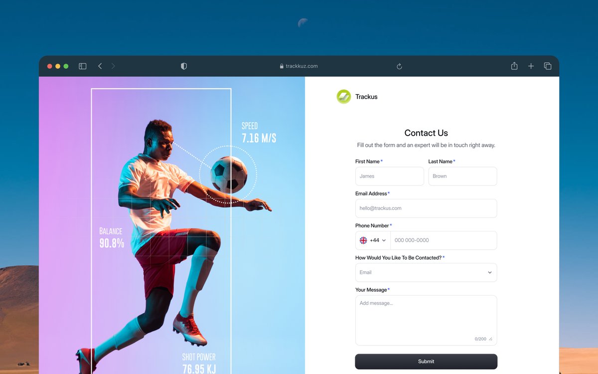Teathobi's tweet image. Trackus - Advanced sports analytics powered by AI & computer vision
Track speed, balance, shot power & more with precision that was once exclusive to pro teams. Now every athlete can train like a champion.
#SportsAnalytics #AI #SportsUI #Design #UX