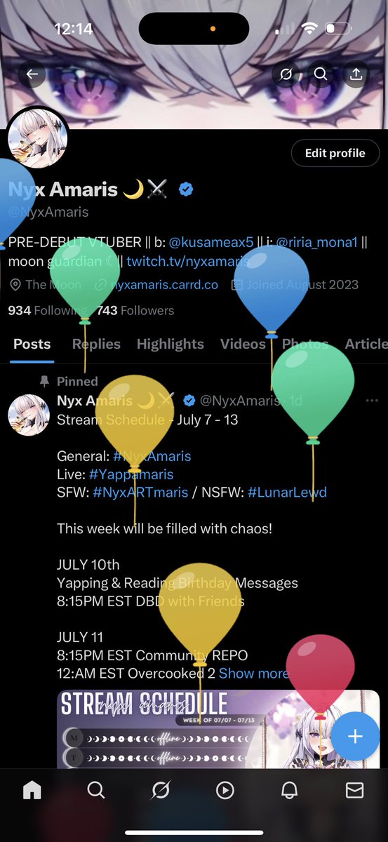 Oh? Balloons! ✨🎈🎂
