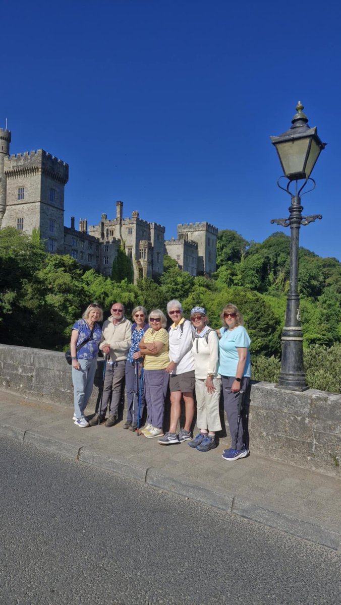 Simply unforgettable morning in Lismore walking by the River Blackwater with Alice <a href="/LismoreHC/">Lismore Heritage Co</a> and then enjoying a private tour inside Lismore Castle with Head Butler Denis - all part of our Celtic Pilgrim Experience along St Declan's Way 🌀✨️💙