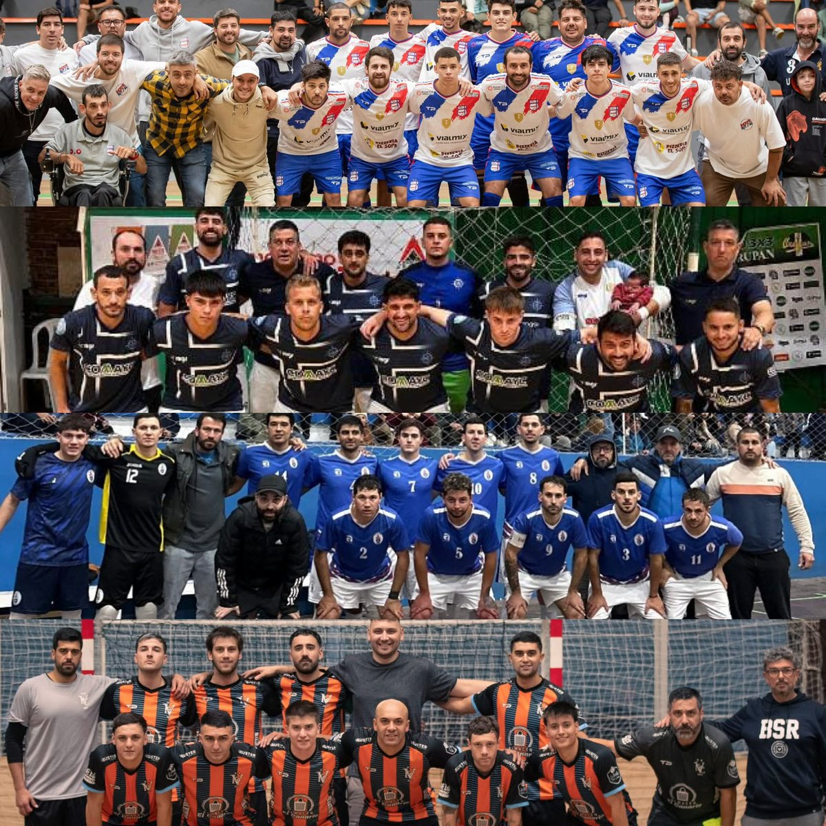 #𝟓𝟎º𝐂𝐚𝐦𝐩𝐞𝐨𝐧𝐚𝐭𝐨𝐔𝐫𝐮𝐠𝐮𝐚𝐲𝐨🇺🇾

🔠 𝐅𝐈𝐗𝐓𝐔𝐑𝐄 𝐃𝐄𝐋 𝐆𝐑𝐔𝐏𝐎 𝐃

⚪️🔴🔵 INDEPENDENCIA (Florida)
🔵🔵 EL TIMÓN (Pando)
🔵⚪️ DEPORTIVO LA PALOMA (La Paloma)
🟠⚫️ VALDEARCOS (Canelones)

𝐅𝐄𝐂𝐇𝐀 𝟏
El Timón 🆚 Independencia
La Paloma 🆚 Valdearcos

𝐅𝐄𝐂𝐇𝐀