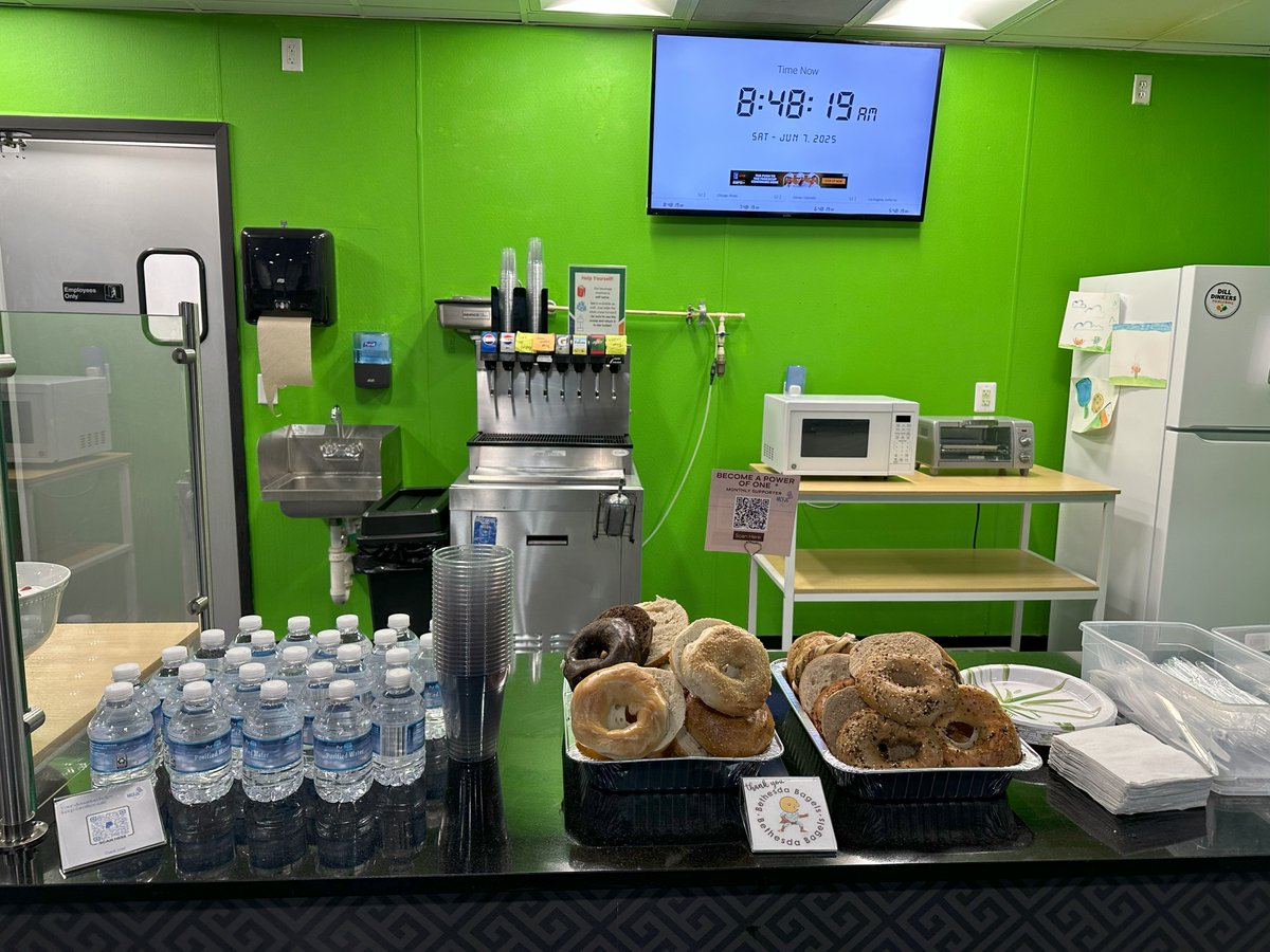 This week, our #ThankYouThursday goes to Bethesda Bagels for their involvement in our Pickleball Tournament! Bethesda Bagels kept our players energized, hydrated, and ready for more. Thank you for your support!

Find a location near you: bethesdabagels.com