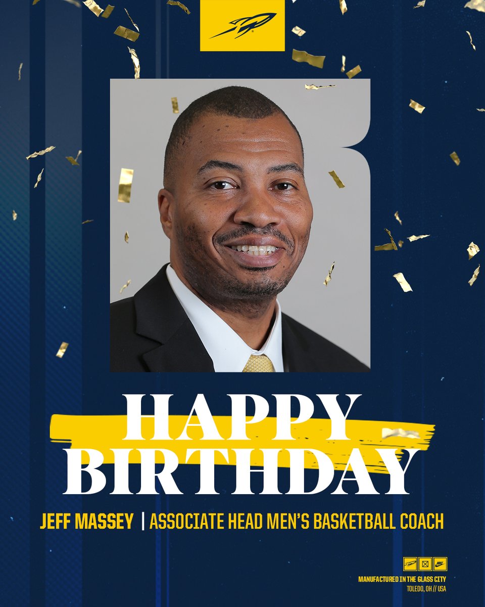Toledo_MBB's tweet image. Happy B-Day Coach Massey!!
Thank you for everything you do for our program! 🎂🎉
