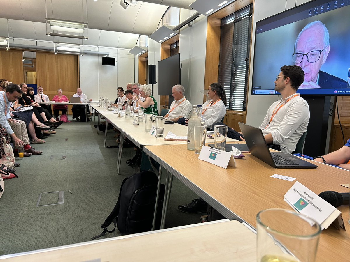 Final meeting of my London trip 

#HealthDevolutionCommission

Absolutely committed to see a meaningful shift in how we plan for improving healthcare across the board

#neighbourhoodHealthServices