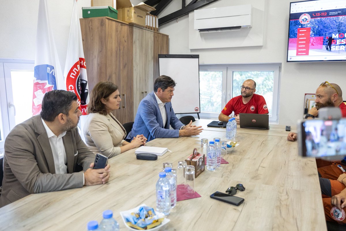 Ohrid region’s stunning landscapes attract hikers &amp; nature lovers year-round, but safety comes 1st. A well-equipped mountain rescue service is essential to protect lives &amp; support safe tourism. 🇪🇺 is proud to have supported the construction of a training centre for the Red Cross.