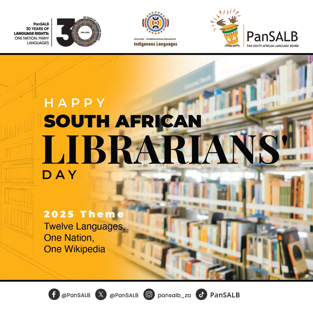 Happy South African Librarians’ Day to the selfless people who are leading catalysts for championing socio-economic development by providing access to information. Your dedication does not go unnoticed. 🎊🫶🏽