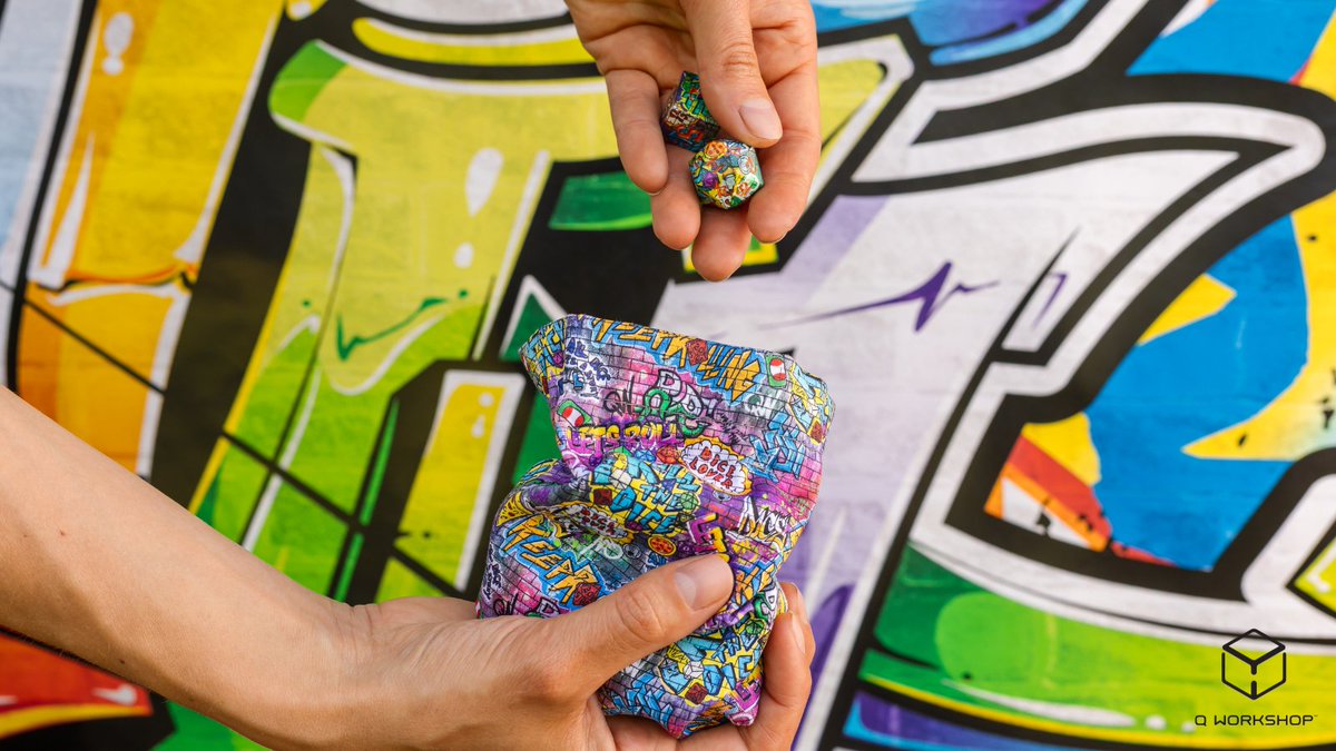 If you’re serious about your dice, your pouch should be just as dope. Our Dice Pouch + Graffiti Dice Set bring full art energy to every roll.

Do you like when your gaming gear feels like one cohesive set?