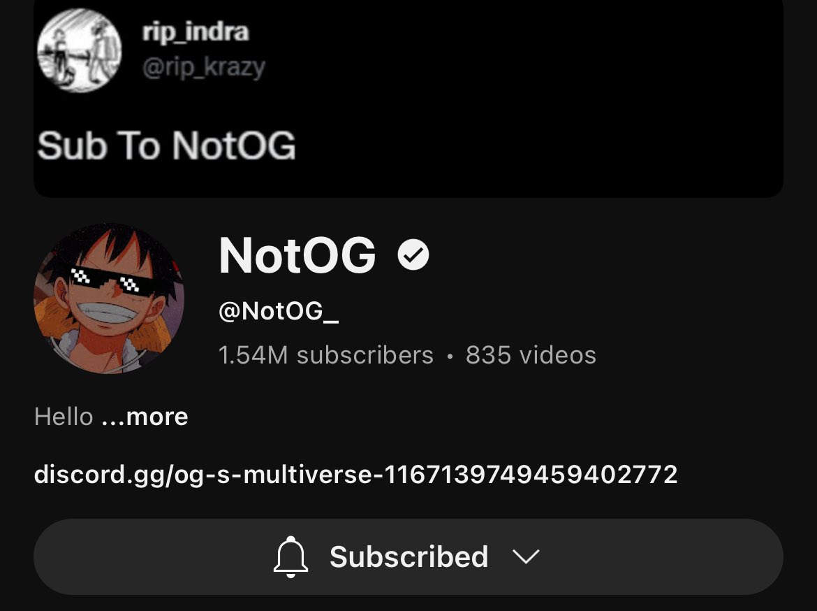 One of my flexes (I’m a OG to him)