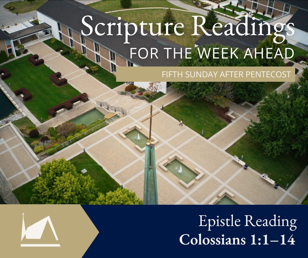 CTSFWedu's tweet image. The Epistle Reading for this coming Sunday in the Three-Year Lectionary (Series C) is Colossians 1:1–14. For the full reading, visit: bit.ly/4khqQQm