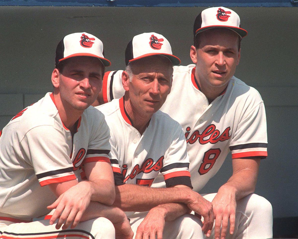 Today in 1987: the Ripken family makes history.

It's the first time a father, Cal Ripken, manages two sons on the same big league team. Billy Ripken, making his MLB debut, and Cal Ripken, Jr. are both in the starting lineup for the Orioles vs. the Twins.
#MLB #Orioles #baseball