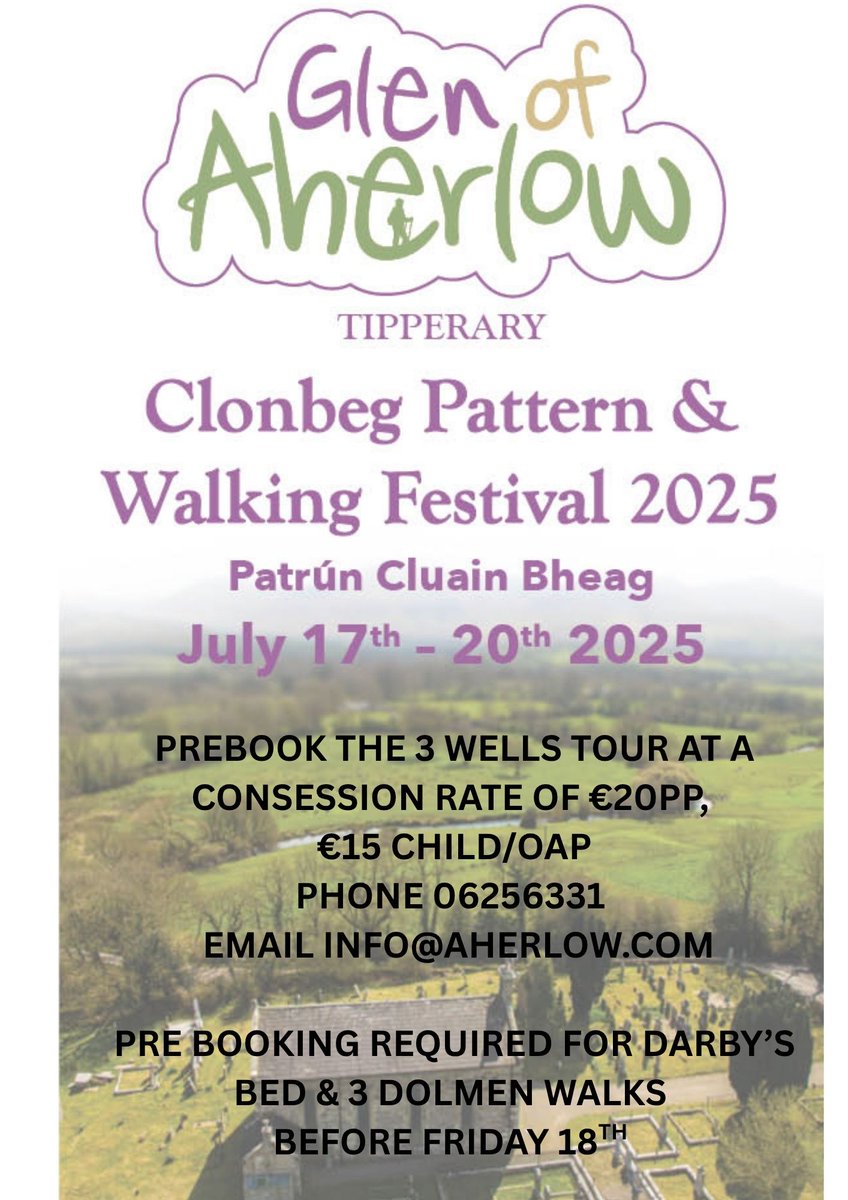 The Glen of Aherlow Fáilte Society tweet media