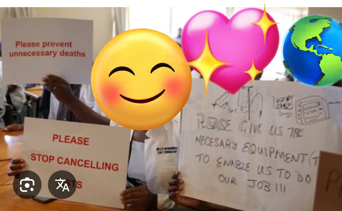 ChiombaCh1343's tweet image. “Zimbabwe’s hospitals face a severe crisis—no meds, outdated equipment, staff shortages. Patients suffer in silence, Govt must invest in health infrastructure, pay workers fairly, and prioritize public care over politics. #Zimbabwe #HealthCrisis #FixHealthcare