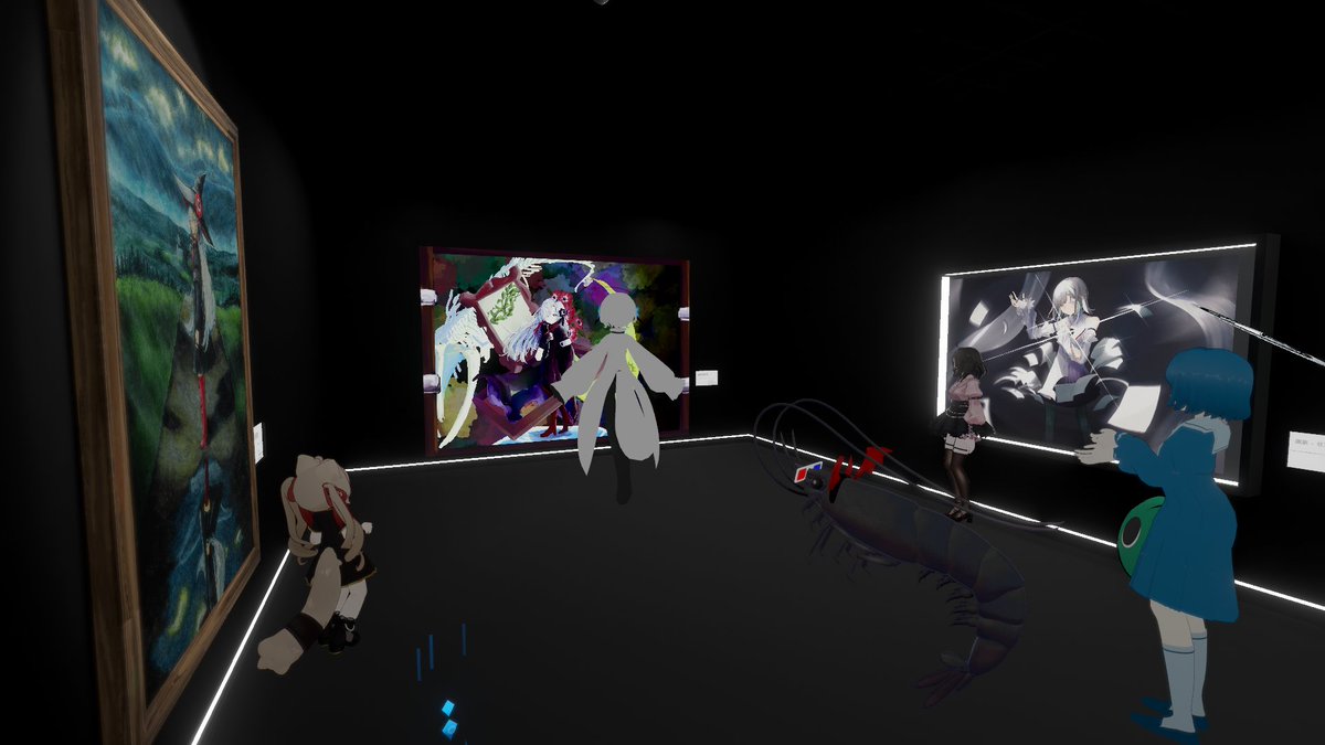 KCreproduction's tweet photo. 【新ワールド見学会 やりました】
ファンアートワールド #KAFAM のげ鯖展アーカイブ見学会を実施しました
参加したみなさんからは大好評をいただき、色々試行錯誤した甲斐があったと安堵しております
まだご来場されてない方は、ぜひ一度観測に来てくださいね♪
#VRChat #観測者都市再現計画 https://t.co/m8ORwFJZcd