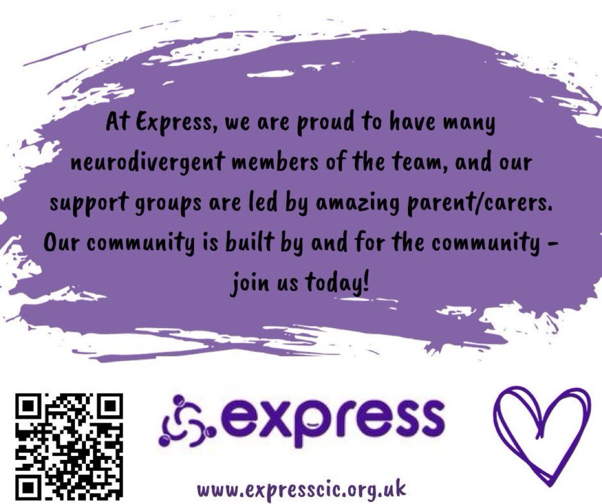 expresscic's tweet image. Contact us expresscic.org.uk/contact-us
What we do expresscic.org.uk/what-we-do
Events expresscic.org.uk/events
How to help expresscic.org.uk/how-to-help
#Autism #AuDHD #PDA #SEND #Carers #Siblings