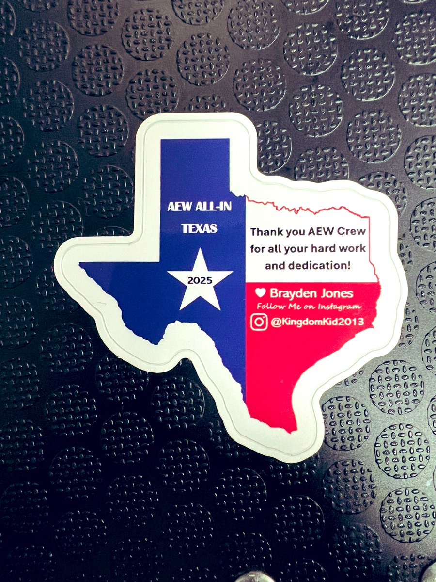 Michael J Sampson, DO FAOASM (@docsampson13) on Twitter photo Thanks for being a huge <a href="/aew/">All Elite Wrestling</a> fan Brayden Jones @KingdomKid2013 on IG #AEWDynamite #AEWCollision #AEWAllInTexas Thanks for being a huge <a href="/aew/">All Elite Wrestling</a> fan Brayden Jones @KingdomKid2013 on IG #AEWDynamite #AEWCollision #AEWAllInTexas