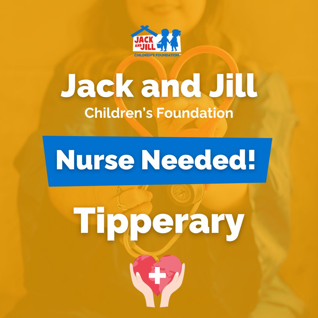 The Jack and Jill Children's Foundation (@jackandjillcf) on Twitter photo 🩺Nurse & Carer needed in Co. Tipperary🧡
Nurses & Carers required for two different locations in Tipperary.
🚨Immediate start! Daytime hours🌞
For information & questions contact Liaison Nurse Manager Sheila:
📧 sheila@jackandjill.ie 📞 087 7469500
#Nurse #Carer #Tipperary 🩺Nurse & Carer needed in Co. Tipperary🧡
Nurses & Carers required for two different locations in Tipperary.
🚨Immediate start! Daytime hours🌞
For information & questions contact Liaison Nurse Manager Sheila:
📧 sheila@jackandjill.ie 📞 087 7469500
#Nurse #Carer #Tipperary