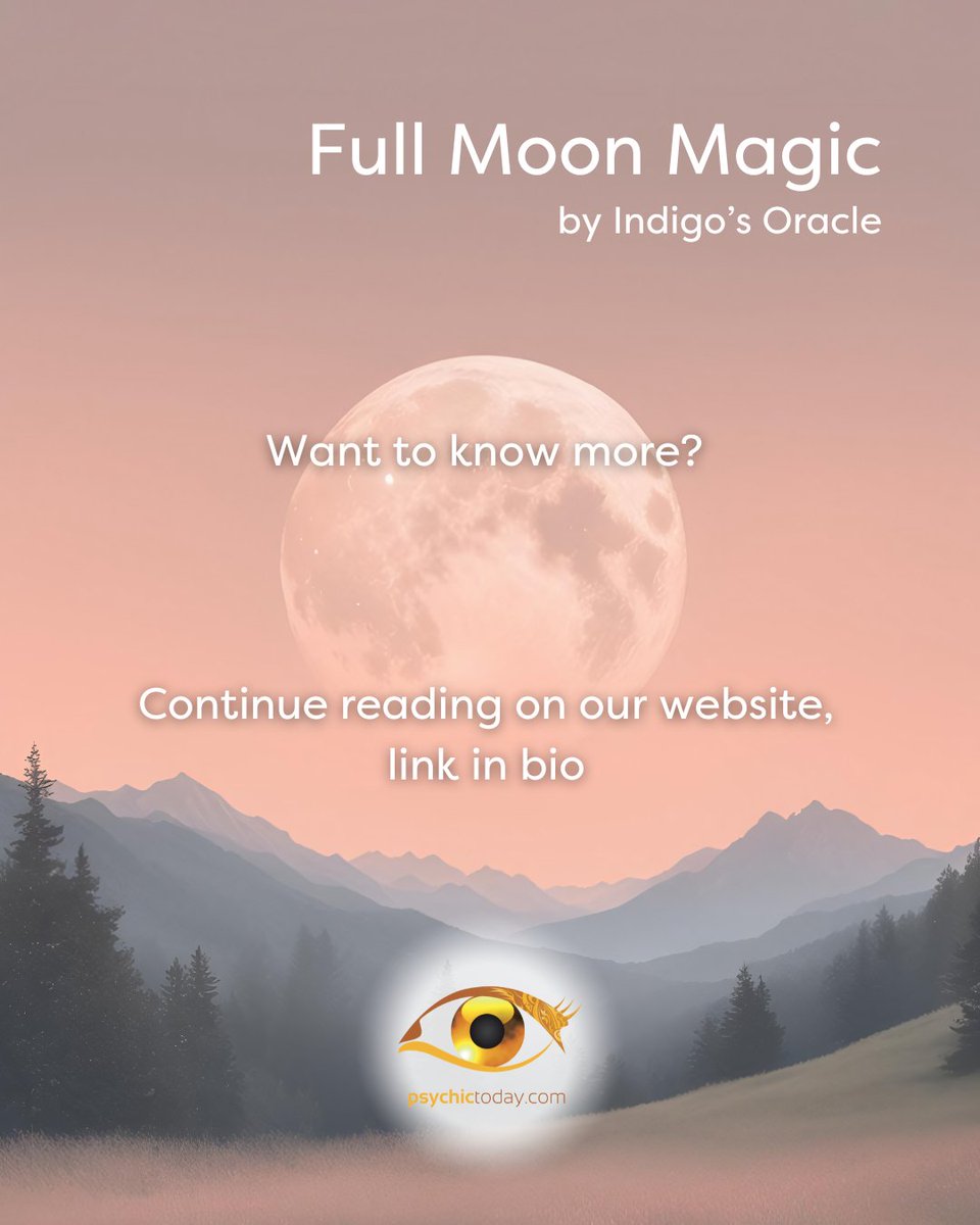 Ready to make your wishes come true? ✨️ The Buck Full Moon is the perfect time to set intentions and make wishes become reality 🦌

Want all the details? Read the full blog by Indigo's Oracle here:
wp.me/p7bYcW-2Kb

#fullmoon #fullmoonmagic #knotmagic #astrology