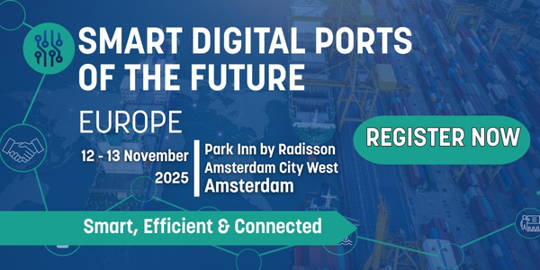 PortTechnology's tweet image. Smart Digital Ports of the Future returns for its 9th edition! Join 250+ senior leaders from ports, terminals &amp;amp; tech to explore AI, IoT, 5G, digital twins, cybersecurity &amp;amp; more driving next-gen port operations. Register now - go.pardot.porttechnology.org/l/1057413/2025… #SDP2025