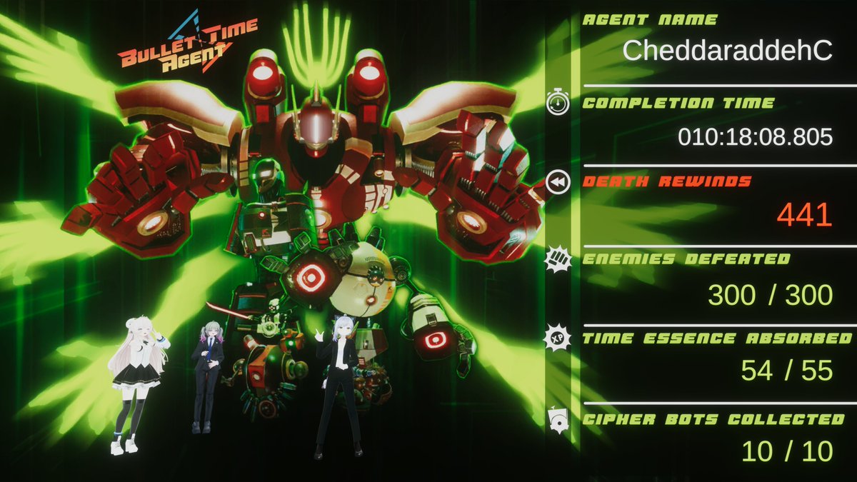 CheddaraddehC's tweet photo. クリアしました！
 #BulletTimeAgent https://t.co/i6AjOfyWkj