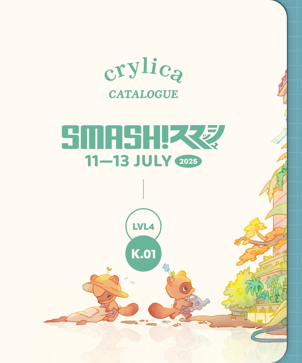 crylica's tweet photo. my catalogue for #smashcon2025 !!come say hi :3 https://t.co/W7Jt7Y66kL