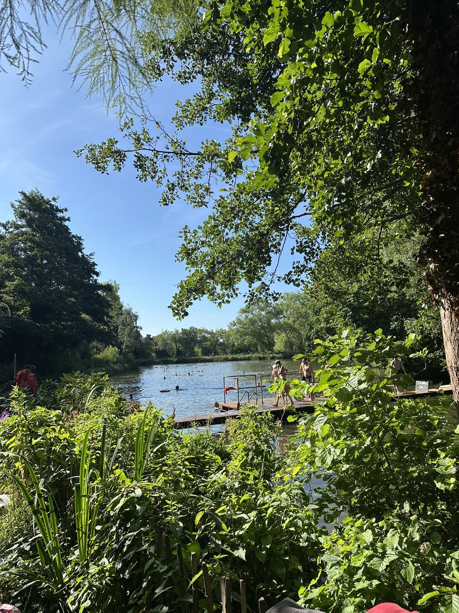 Morning #wildswim <a href="/hampsteadponds/">lifeguards</a> <a href="/CityCorpHeath/">Hampstead Heath</a> <a href="/HampsteadVllg/">Hampstead Village</a> #swimming #exercise #exerciseismedicine #wildswimming #family #FamilyFun