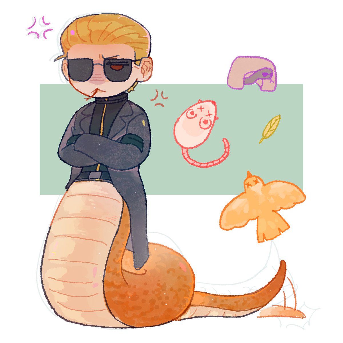 #ResidentEvil #AlbertWesker 
🐍🍊💢